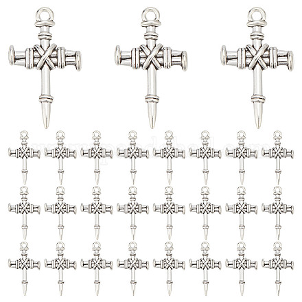 60 шт. Подвески из сплава в тибетском стиле FIND-HY0004-33-1