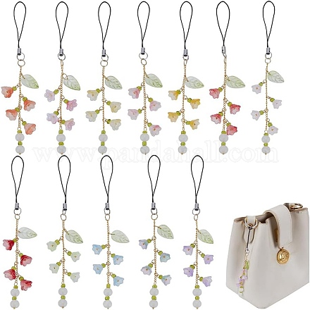 12 шт. стеклянные HJEW-AR00008-1