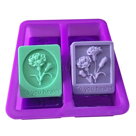 Stampi in silicone per fiori di garofano DIY-I059-03-1