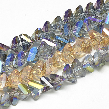 Electroplate Glass Beads Strands EGLA-S143A-M-1