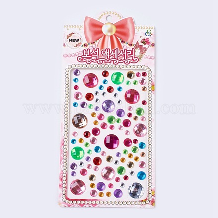 Self Adhesive Mobile Phone Stickers AJEW-WH0075-04D-1