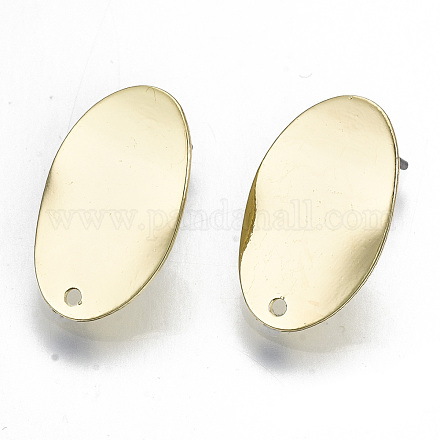 Accessoires de boucles d'oreilles en fer plaqué rack IFIN-N008-001-RS-1
