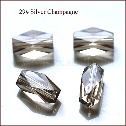 Abalorios de cristal austriaco de imitación SWAR-F055-8x4mm-29-1