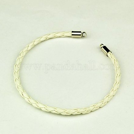 Braided PU Leather Cord Bracelet Making AJEW-JB00021-01-1