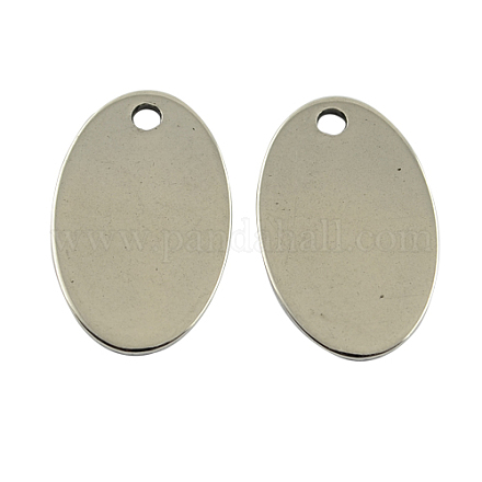 201 Stainless Steel Stamping Blank Tag Pendants X-STAS-S022-1