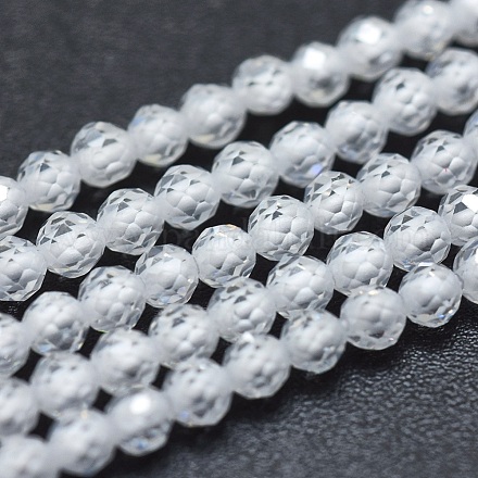 Brins de perles de zircon cubique G-I224-A04-1
