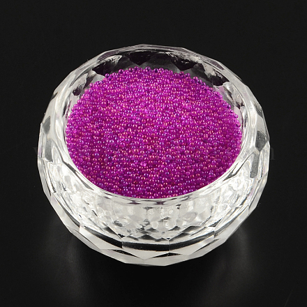 AB-Color Plated DIY 3D Nail Art Decoration Mini Glass Beads MRMJ-R038-D09-1