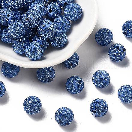 Pave Disco Ball Beads RB-A130-10mm-20-1
