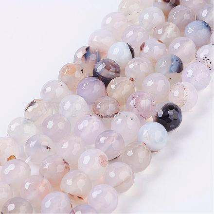 Natural Agate Beads Strands G-P278-03-12mm-1
