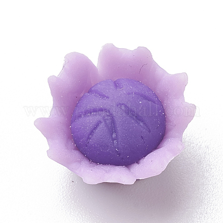 Ручной полимерные глины цветок бусины CLAY-S089-14A-1
