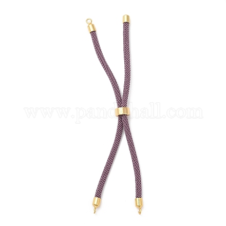 Nylon Twisted Cord Armband machen MAK-M025-136-1