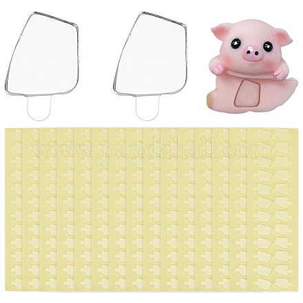 Трапециевидные акриловые двухсторонние наклейки DIY-WH0678-62B-1