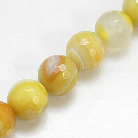 Natural Agate Beads Strands G-H1636-6MM-01-1
