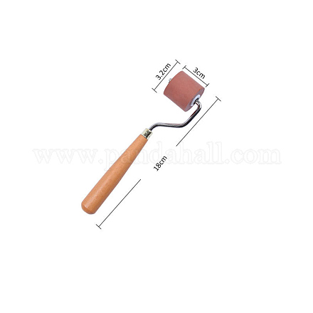 Brayer-Walze aus Holz DRAW-PW0001-359A-03-1