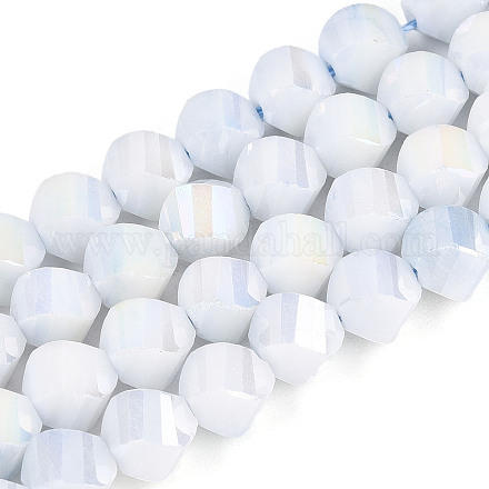 Антикоррозийные гальванические стеклянные бусины GLAA-T025-8mm-14C-1