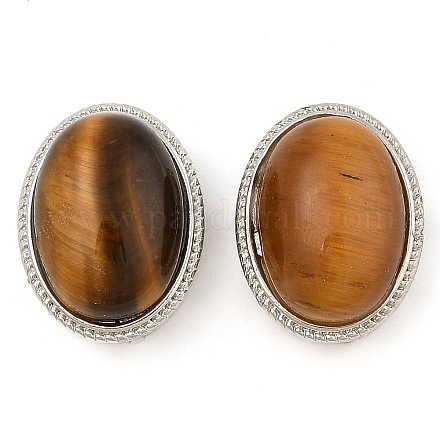 Естественные тигровые глазные многожильные звенья KK-M304-02P-03-1