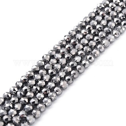 Brins de perles en pierre térahertz naturelle G-D461-13A-1