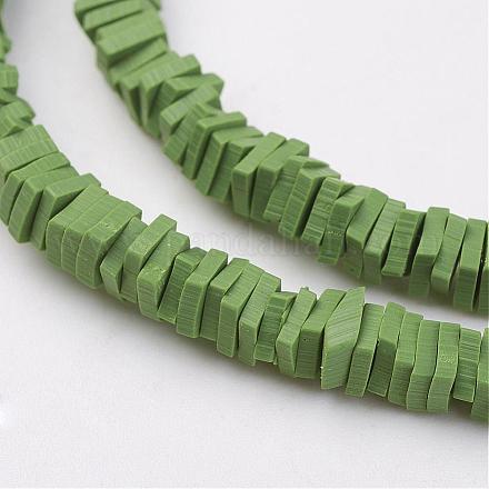 Polymer Clay Bead Strands CLAY-P015-4mm-08-1
