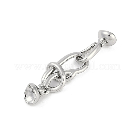 Латуни крюка и S-крючок застежки KK-U043-19P-1