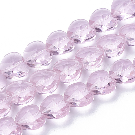 Perles en verre transparentes GLAA-Q066-10mm-A16-1