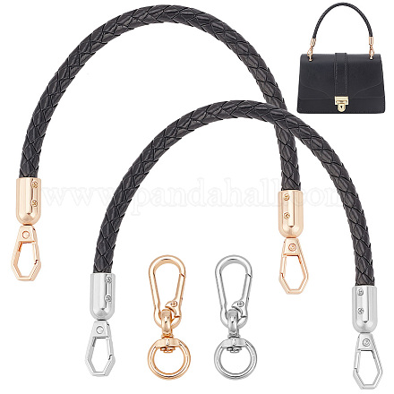 WADORN 2 Colors PU Leather Braided Handbag Handle FIND-WR0010-34-1