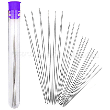 Shop Unicraftale Stainless Steel Collapsible Big Eye Beading Needles for Jewelry  Making - PandaHall Selected