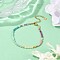Chakra Natural Mixed Gemstone Chips Beaded Bracelets for Women, with TOHO Round Seed Beads Beads & 304 Stainless Steel & Brass Findings, Faceted, 7-1/8 inch(18cm)