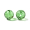 Glass K9 Glass, Imitation Austrian Crystal Beads, Faceted(128 Facets), Round, Sea Green, 12mm, Hole: 1.4~2mm
