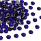 Preciosa® Crystal Hotfix Flatback Stones, Czech Crystal, Round(438 11 612 Chaton Rose VIVA 12 ®), 30240 Cobalt Blue, SS8(2.3~2.5mm)