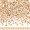 3Bags Brass Crimp Beads, Long-Lasting Plated, Column, Real 14K Gold Filled, 1.5x1.5mm, Hole: 1mm