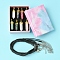DIY Natural Gemstone & Waxed Cord Necklace Making Kits, 37~431.8x12.5x10mm, Hole: 3x4.5mm