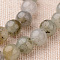 Natural Labradorite Round Beads Strands, 6mm, Hole: 1mm, about 62pcs/strand, 15.4 inch
