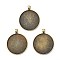 Tibetan Style Flat Round Alloy Big Pendant Cabochon Settings, Plain Edge Bezel Cups, Cadmium Free & Nickel Free & Lead Free, Antique Bronze, Tray: 40mm, 51.5x43x2mm, Hole: 6x4mm