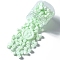 Paw Print Sealing Wax Particles, for Retro Seal Stamp, Mint Cream, 9.5x8.5x6mm