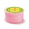 16M Round Nylon Braided Cord, for Wall Hanging, Crafts, Gift Wrapping, Pink, 2mm, about 17.50 Yards(16m)/Roll