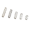 Brass Slide Lock Clasps, Peyote Clasps, Jewelry Components, Mixed Color, 2/3/4/5/6-strands Brass Slide Lock Clasps: 15~36x7~10mm, Hole: 1~2mm