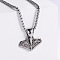 Anchor Punk Style 304 Stainless Steel Pendant Men's Necklace Nightclub Accessory, Stainless Steel Color
