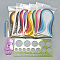 DIY Paper Quilling Strips Sets: 26 Color Paper Quilling Strips, Quilling Tool, Mixed Color, 23x16x6cm