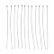304 Stainless Steel Head Pins, Stainless Steel Color, 70mm, Head: 2mm