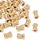 Brass Beads, Cadmium Free & Nickel Free & Lead Free, Column, Real 18K Gold Plated, 4x3.5x5mm, Hole: 1.4mm