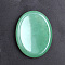 Natural Green Aventurine Massage Stone, Thumb Worry Stone, Pocket Palm Stones, for Relaxing, Pain Relief, Oval, 45x35x8mm
