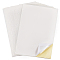 A5 Paper Double Sided Adhesive Sticker, for DIY Card Craft Paper, Rectangle, White, 144x208x0.4mm