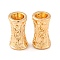 Brass Beads, Cadmium Free & Nickel Free & Lead Free, Column, Real 18K Gold Plated, 10x5mm, Hole: 1.8mm