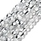 Synthetic Moonstone Beads Strands, Round, Clear, 6mm, Hole: 1mm, about 31pcs/strand, 7.20 inch(18.3cm)