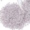 TOHO Demi Round Seed Beads, Japanese Seed Beads, Inside Colours, (786) Inside Color AB Crystal/Pale Lavender Lined, 11/0, 2.2x0.9mm, about 8666pcs/50g