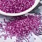 MIYUKI Delica Beads, Cylinder, Japanese Seed Beads, 11/0, (DB1808) Dyed Fuschia Silk Satin, 1.3x1.6mm, Hole: 0.8mm, about 20000pcs/bag, 100g/bag