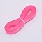 Polyester Ribbon, Flat Ribbon, Hot Pink, 10mm