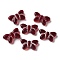 Transparent Lampwork Beads, Butterfly, Dark Red, 11x19x6mm, Hole: 1mm, about 55~65pcs/100g