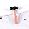 10Pcs Resin Repair Tool Model, Micro Landscape Dollhouse Accessories, Pretending Prop Decorations, Hammer, Sandy Brown, 26x12mm
