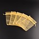 Rectangle d'or sachets d'emballage de bijoux de étirables X-T247T011-2